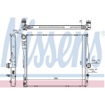 Nissens SU Radyatörü E83 N52 - Kod NSN60807 - OEM 17113415693