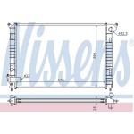 Nissens SU Radyatörü Klm - Kod NSN69700A - OEM 17117570821