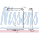 Nissens Kalorifer Radyatörü 126 - Kod NSN72001 - OEM A0028355201