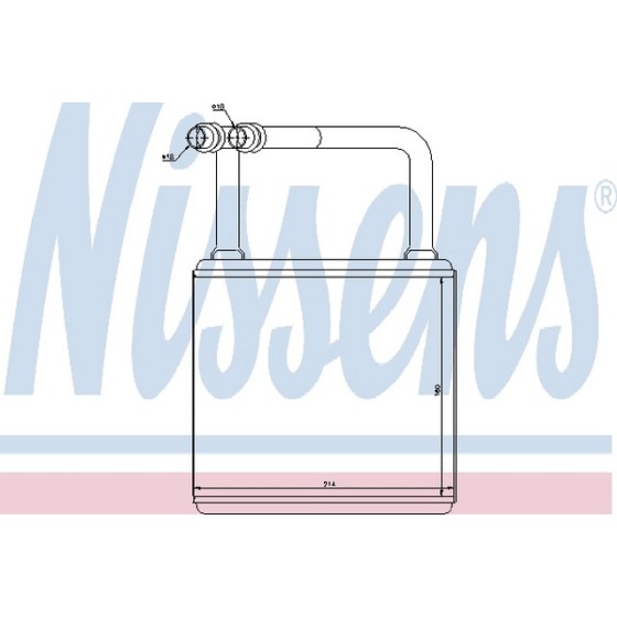 Nissens Kalorifer Radyatörü 211 - Kod NSN72029 - OEM A2118300361 ürün görseli