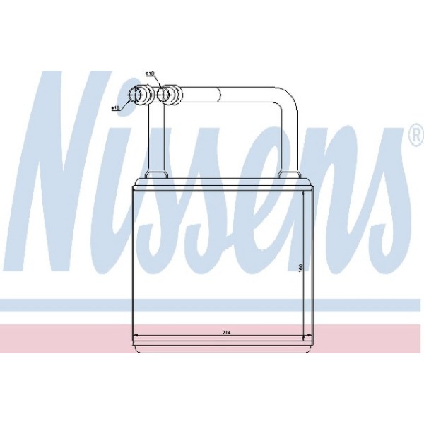 Nissens Kalorifer Radyatörü 211 - Kod NSN72029 - OEM A2118300361