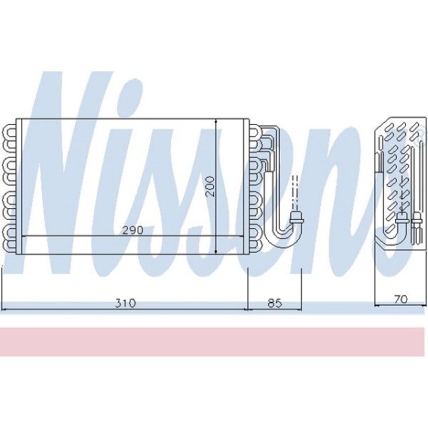 Nissens Evaporatör E39 - Kod NSN92146 - OEM 64118363782
