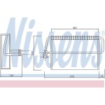 Nissens Evaporatör 210 - Kod NSN92162 - OEM A2108300958