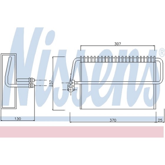 Nissens Evaporatör 210 - Kod NSN92162 - OEM A2108300958 ürün görseli