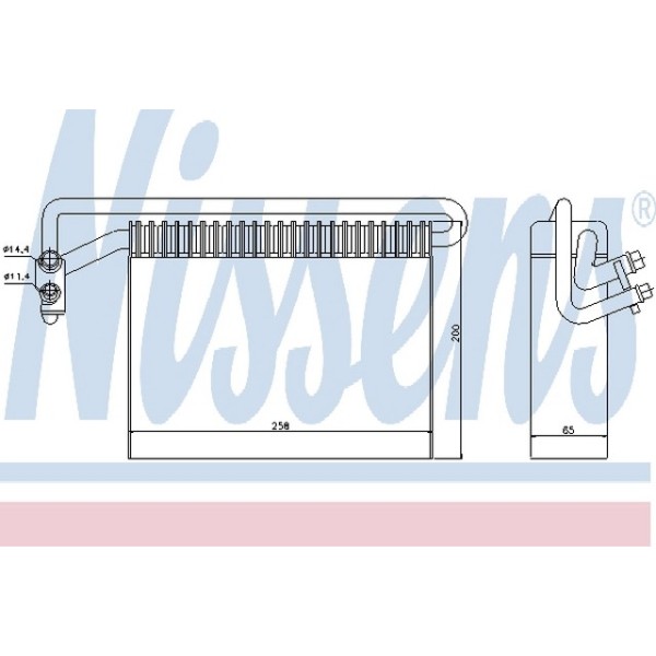 Nissens Evaporatör E46-83 - Kod NSN92177 - OEM 64119135744