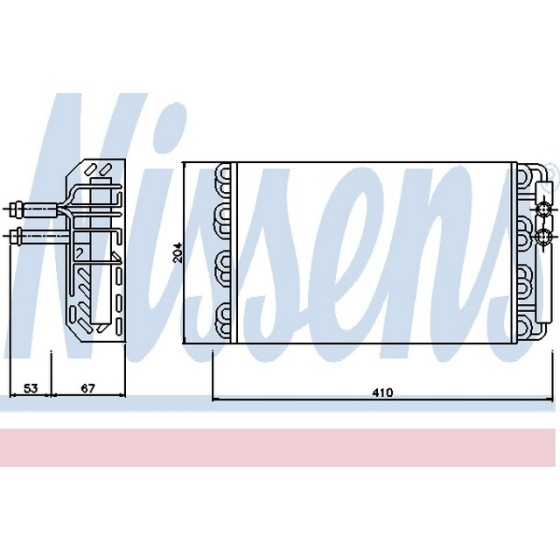 Nissens Evaporatör E38 - Kod NSN92236 - OEM 64118372191 ürün görseli