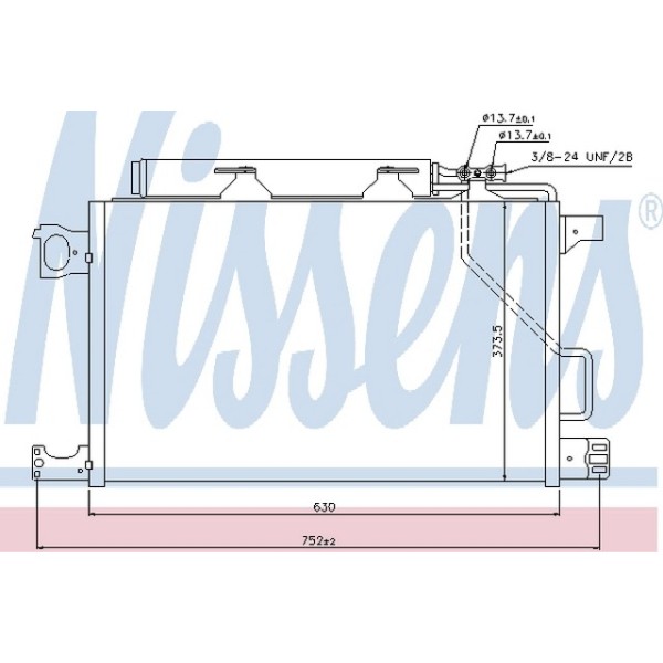 Nissens Klima Radyatörü - Kod NSN940100 - OEM A2035002154