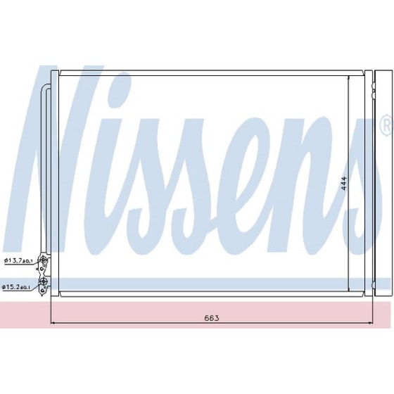 Nissens Klima Radyatörü N47d-n57d - Kod NSN940110 - OEM 64549248173 ürün görseli