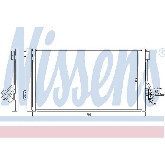 Nissens Klima Radyatörü 639 646 - Kod NSN940178 - OEM A6398350270 ürün görseli