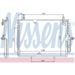 Nissens Klima Radyatörü 124 102 - Kod NSN94162 - OEM A1248301770