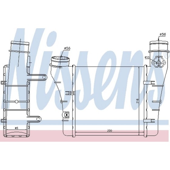 Nissens Interkol Radyatörü Blb-bre A4 2.0TDİ - Kod NSN96549 - OEM 8E0145805AA ürün görseli