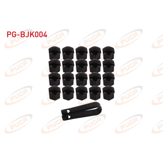 PUGA Bijon Kapak Seti Siyah 20 Adet+cikartma Aparati - Kod PG-BJK004 - OEM 1Z06011739B9 ürün görseli