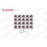 PUGA Bijon Kapak Seti Krom 20 Adet+cikartma Aparati Volkswagen - Kod PG-BJK006 - OEM 1K0601173