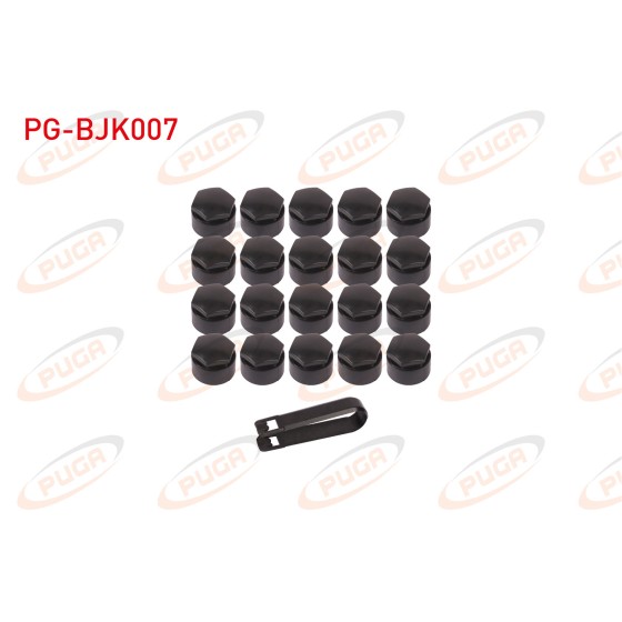PUGA Bijon Kapak Seti Gri Sifresiz 16 Adet + 4 Adet Sifreli Audi / Seat - Kod PG-BJK007 - OEM 4M0601173 ürün görseli