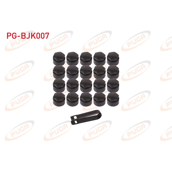PUGA Bijon Kapak Seti Gri Sifresiz 16 Adet + 4 Adet Sifreli Audi / Seat - Kod PG-BJK007 - OEM 4M0601173