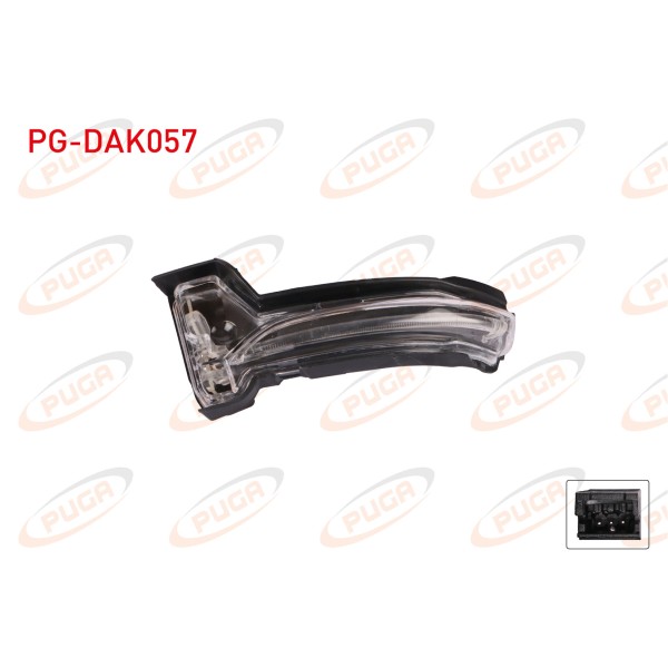 PUGA Ayna - Dikiz Ayna Sinyali Ledli Sol Ford Focus 2018 - Kod PG-DAK057 - OEM JX7B13B382AB