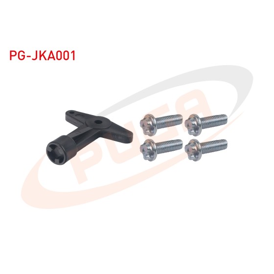 PUGA Jant Kapak Anahtar Seti Renault Megane Ii-renault Clio Ii-iii - Renault Scenic II 2002-2008 - Kod PG-JKA001 - OEM 7700422600 ürün görseli