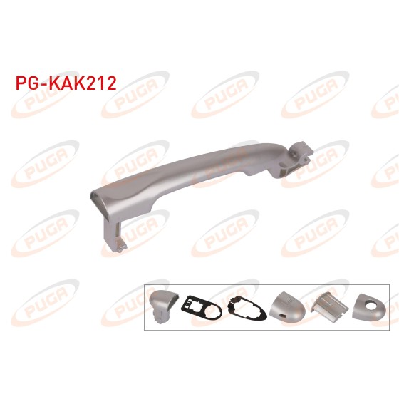 PUGA Kapi Dis Acma Kolu Krom Sensorsuz Renault Clio IV / Renault Fluence / Renault Captur - Kod PG-KAK212 - OEM 806B04979R ürün görseli