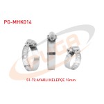 PUGA Hortum Kelepcesi Ayarli 51-72 / 13mm - OEM PG-MHK014