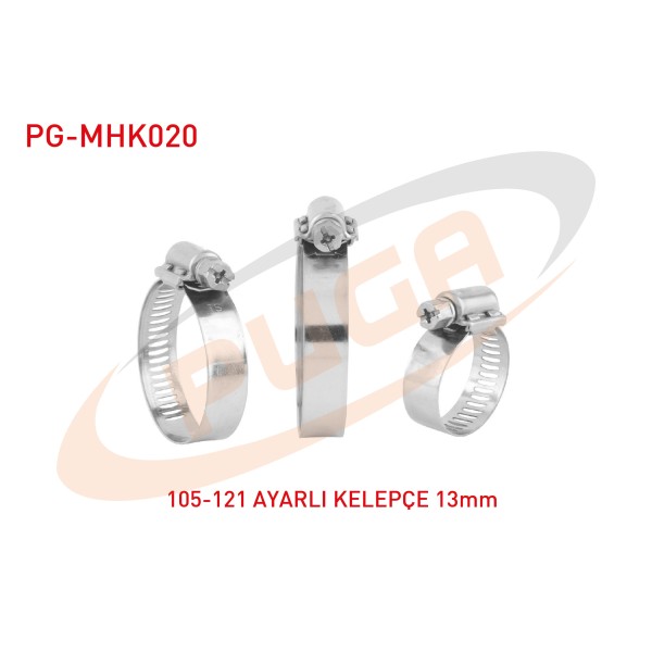 PUGA Hortum Kelepcesi Ayarli / 13mm - OEM PG-MHK020