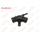PUGA Termostat - SU Flansi Volkswagen Golf IV / Volkswagen Golf V / Volkswagen Passat / Volkswagen Polo / Skoda Fabia / Skoda Octavia / A3 / A4 / Seat Leon (4 Cikis) - Kod PG-SFL013 - OEM 1J0121087C