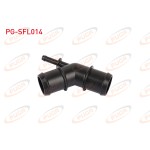 PUGA Termostat - SU Flansi Volkswagen Golf IV / Volkswagen Golf V / Volkswagen Passat / Volkswagen Polo / Skoda Fabia / Skoda Octavia / A3 / A4 / Seat Leon (3 Cikis) - Kod PG-SFL014 - OEM 1J0121087B