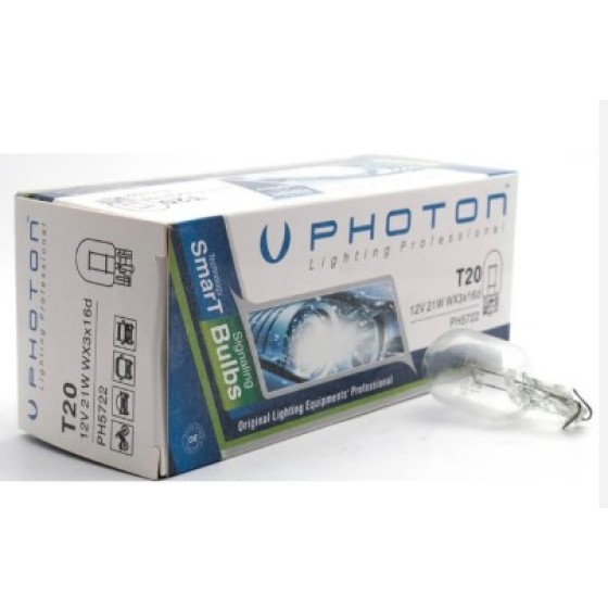 İthal T20 W21W 12V Dipsiz Ampül - Kod PHOTON PH5722 - OEM PHOTONPH5722 ürün görseli
