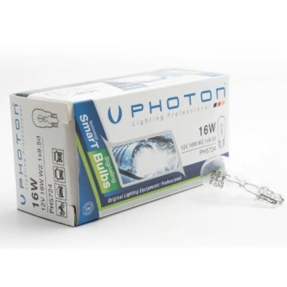 İthal Ampül W16W 12V 3.stop Dipsiz - Kod PHOTON PH5724 - OEM PHOTONPH5724 ürün görseli