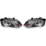 İthal Ön Far - Far Set ( Kirmizi Çizgili ) Volkswagen Polo 2014-gti - Kod PLO09-7010G - OEM 6C1941773
