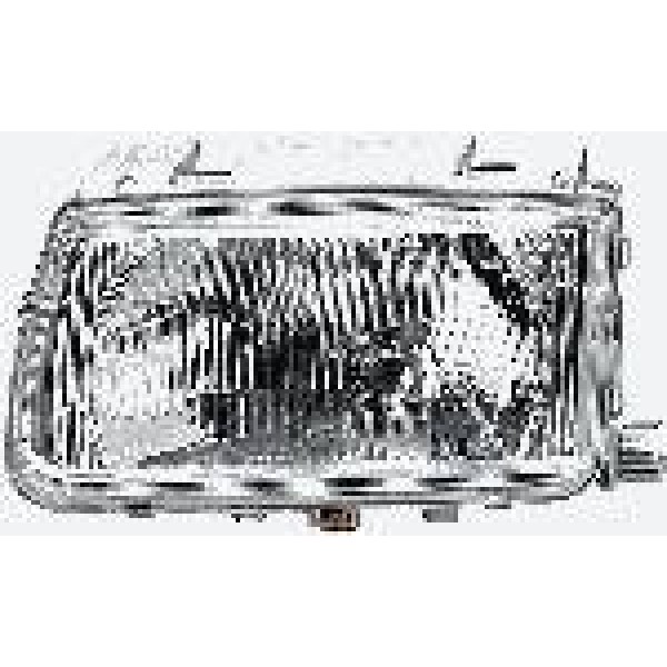 İthal Ön Far - Far Manuel "Sağ" Volkswagen Polo 1995 - Kod PLO95-7001 - OEM 6N1941016