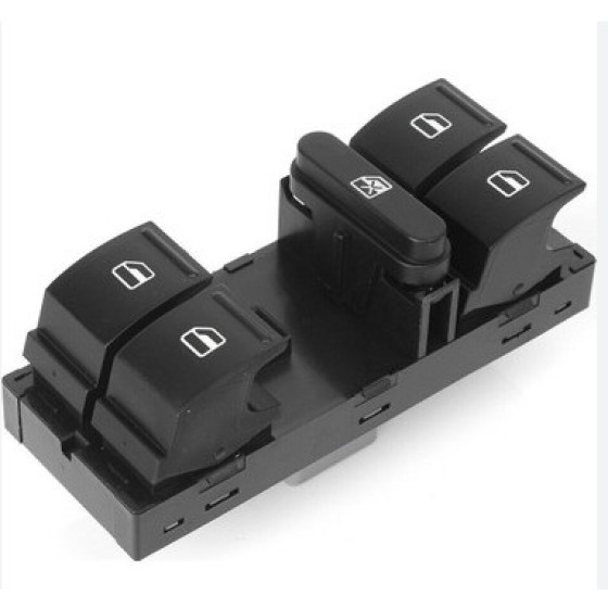 İthal Cam Açma Düğmesi Sol Volkswagen Golf 5-volkswagen Jetta-volkswagen Passat-volkswagen Polo-amarog-opel Tigra-seat Ibiza-seat Toledo-seat Leon - Kod REMR0036990 - OEM 1K4959857B1J4959857B ürün görseli