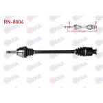 VEKA Komple Aks Sag ON Renault Kangoo (KC0 / 1) 1.9 DTI Uzunluk 714, 5mm 1998-2008 - Kod RN-8004 - OEM 7700110482