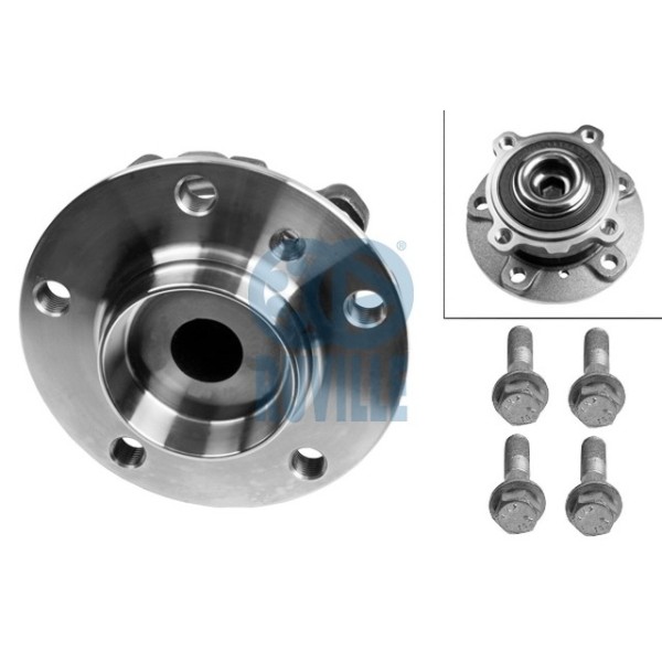 RUVIL Tekerlek Rulmani ÖN Porya TK E65 - Kod RUV5034 - OEM 31226750217