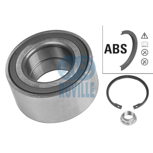 RUVIL Tekerlek Rulmani Arka E87-90 M57-n52 - Kod RUV5045 - OEM 33416762321