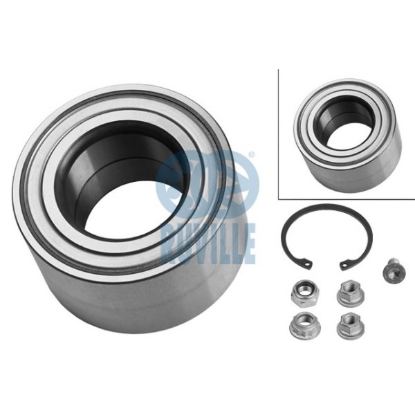 RUVIL Tekerlek Rulmani ÖN Tamir Takimi Volkswagen Polo 3 - Kod RUV5440 - OEM 6N0498625