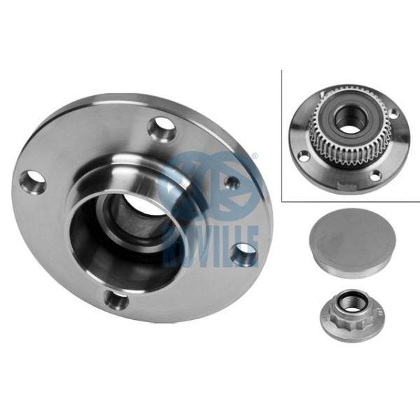 RUVIL Tekerlek Rulmani Arka Porya Volkswagen Polo 3 - Volkswagen Polo Classic - Kod RUV5445 - OEM 6X0598477