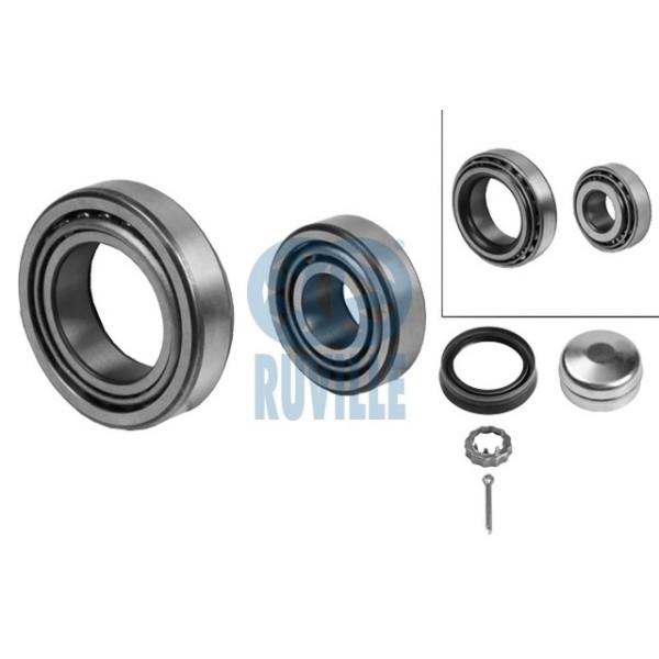 RUVIL Tekerlek Rulmani Arka Tamir Takimi Volkswagen Caddy 2-a4 1998 - Kod RUV5450 - OEM 8D0598625B