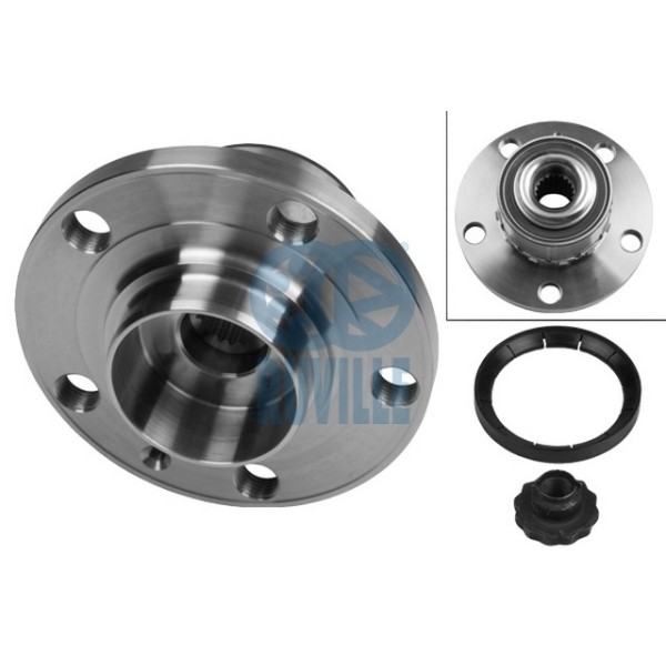 RUVIL Tekerlek Rulmani ÖN Porya Skoda Fabia 2006 - Kod RUV5453 - OEM 6Q0407621BK