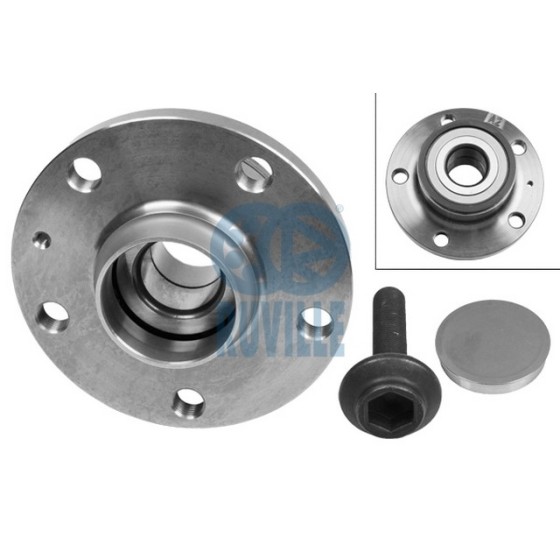 RUVIL Poryali Rulman Arka 5 Delik (32 MM) Volkswagen Golf 5 2003-2006 / A3 2003> Volkswagen Golf 6 2009> Volkswagen Caddy 3-4 / Seat / Skoda Absli - Kod RUV5465 - OEM 1T0598611A ürün görseli