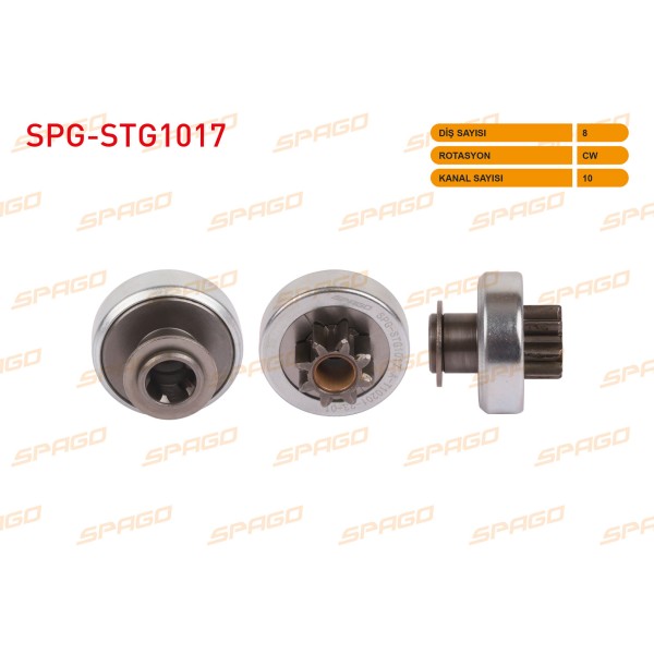 SPAGO Mars Dislisi 8 Dis CW 10 Kanal Renault Clio II 1.4 1998-2005 / Renault Megane II 1.4 - 1.6 2008-2010 / Dacia Logan 1.4 2007- / Dacia Duster 1.6 2010-2018 - Kod SPG-STG1017 - OEM 8200266777