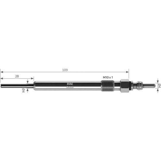 SVAC Isitma Bujisi Volkswagen Amarok-golf6-golf7-volkswagen Jetta-volkswagen Passat Cayc-ckub-clha-cusa 1, 4 Audi TDI 1, 6 Audi Tdi-2, 0 Audi TDI GE115 GE133 - Kod SV009 - OEM 03L963319H ürün görseli