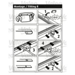 SWF Arka Silecek - 34.oo A3-volkswagen Golf 4 - Kod SWF116119 - OEM 8E9955425C
