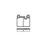 TEXTAR Arka Fren Balatası - 914 - Kod TEX2003402 - OEM 91135294900