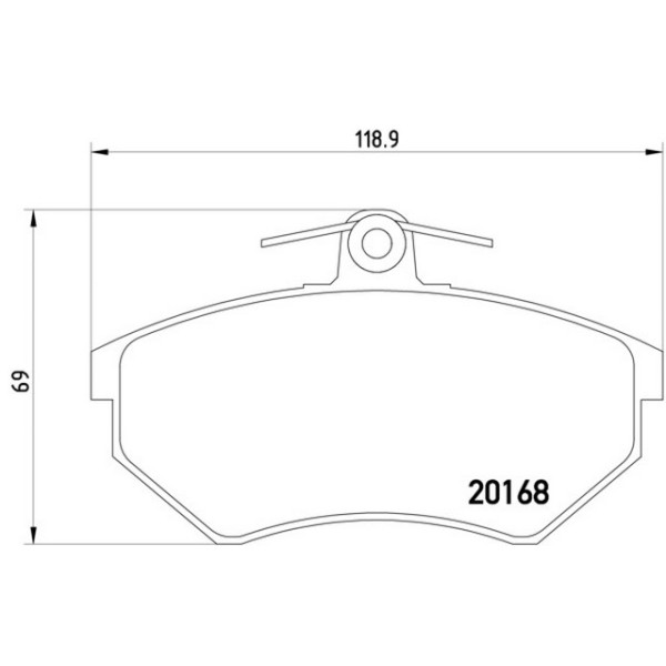 TEXTAR Fren Balatası - Ön-fişsiz Aft-1y Volkswagen Polo Classic - Volkswagen Caddy 2 1.6-1.9tdi - Kod TEX2016801 - OEM 357698151A