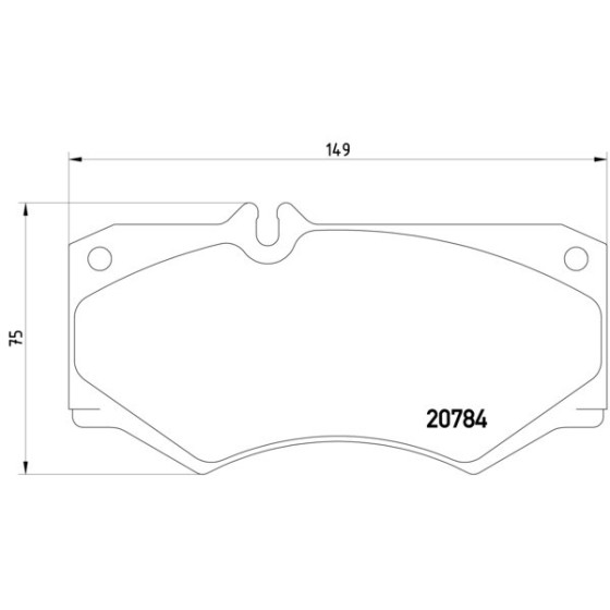 TEXTAR Ön Fren Balatası - 463 - Kod TEX2078401 - OEM A0044201420 ürün görseli