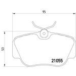 TEXTAR Ön Fren Balatası - 201 - Kod TEX2105503 - OEM A0014208120