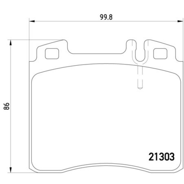 TEXTAR Ön Fren Balatası - 140 - Kod TEX2130304 - OEM A0024202620