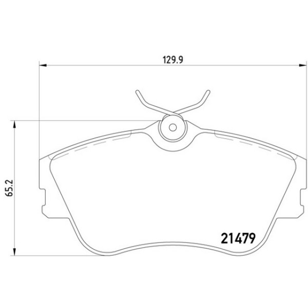 TEXTAR Fren Balatası - Ön-fişsiz Aja T4 2.4D - Kod TEX2147902 - OEM 701698151J