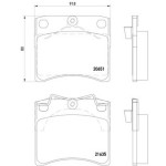 TEXTAR Ön Fren Balatası - EM T3 1.9 - Kod TEX2163501 - OEM 701698151H