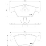 TEXTAR Ön Fren Balatası - 210 - Kod TEX2166404 - OEM A0054204720